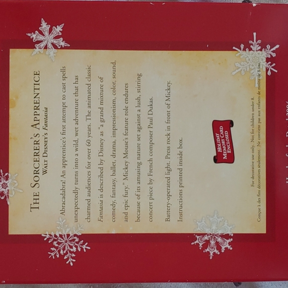 The Sorcerer's Apprentice Ornament - Picture 6 of 6